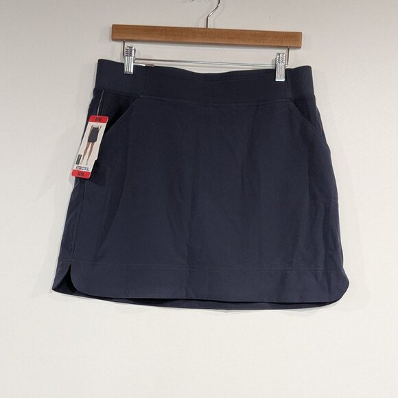 BNWT 32 Degrees Skort Dark Blue Grey Size Medium - Picture 2 of 5